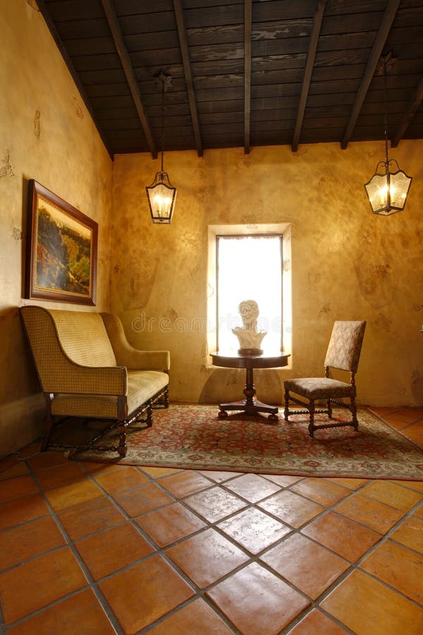 Antique room in Mormon Battalion Historic site, San Diego.