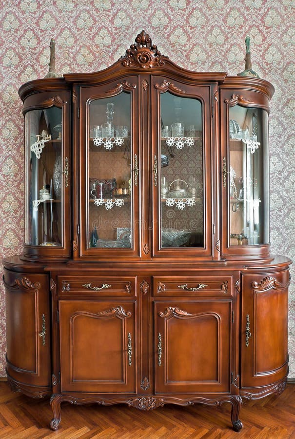 Antique showcase stock image. Image of luxury, rare, antique 15571767