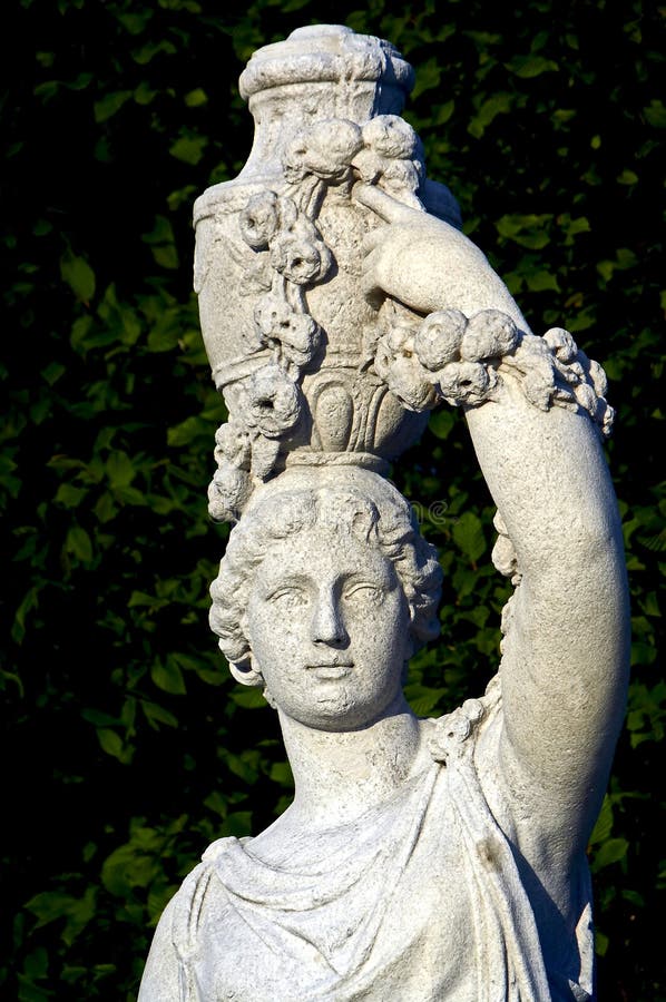 Antique statue, isolated stock image. Image of habsburg 13018263