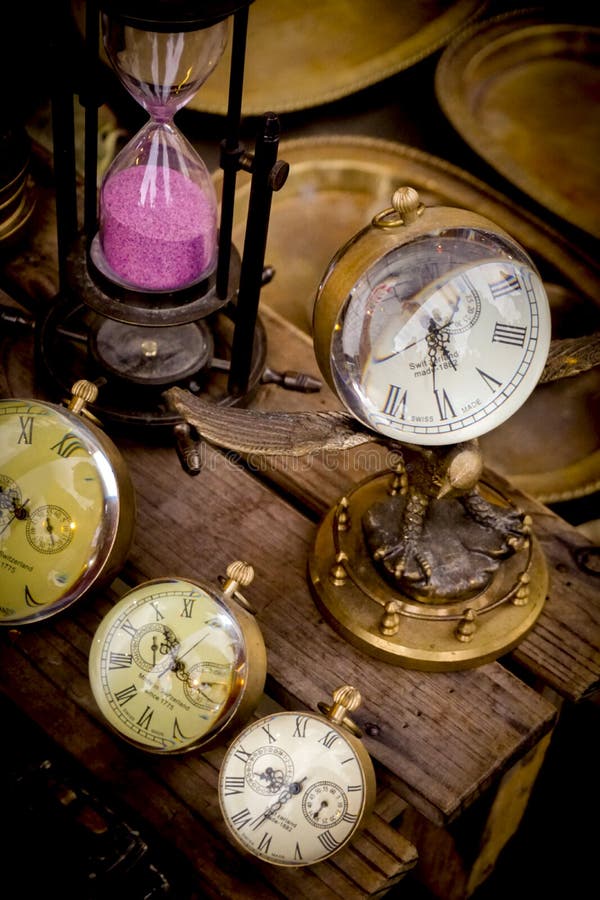 Antique table clock stock image. Image of antique, vintage 217252703