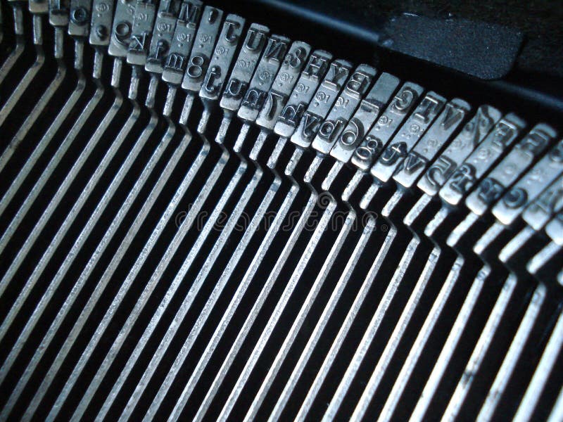 Antique Typewriter Striker stock image. Image of device 11573163