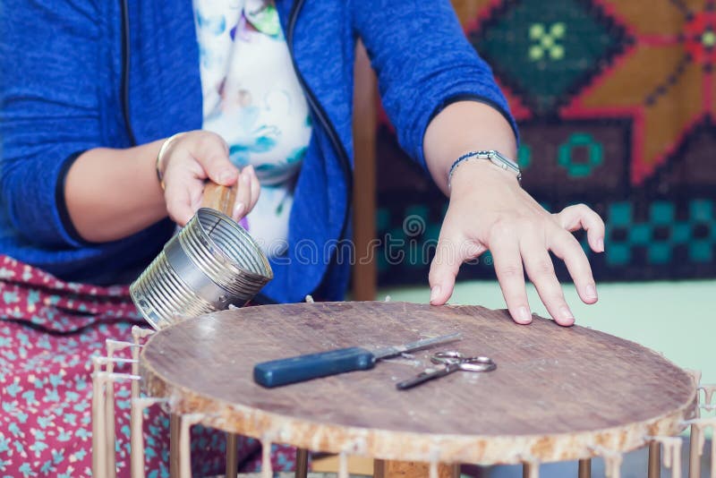 Antique Way of Making Candles Stock Image Image of festival, homemade
