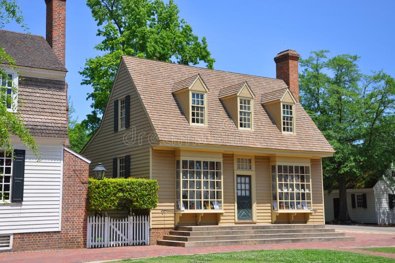 Antique William Pitt Store in Williamsburg, VA, USA