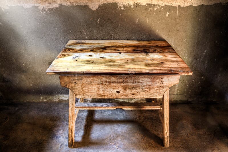 Antique wood table