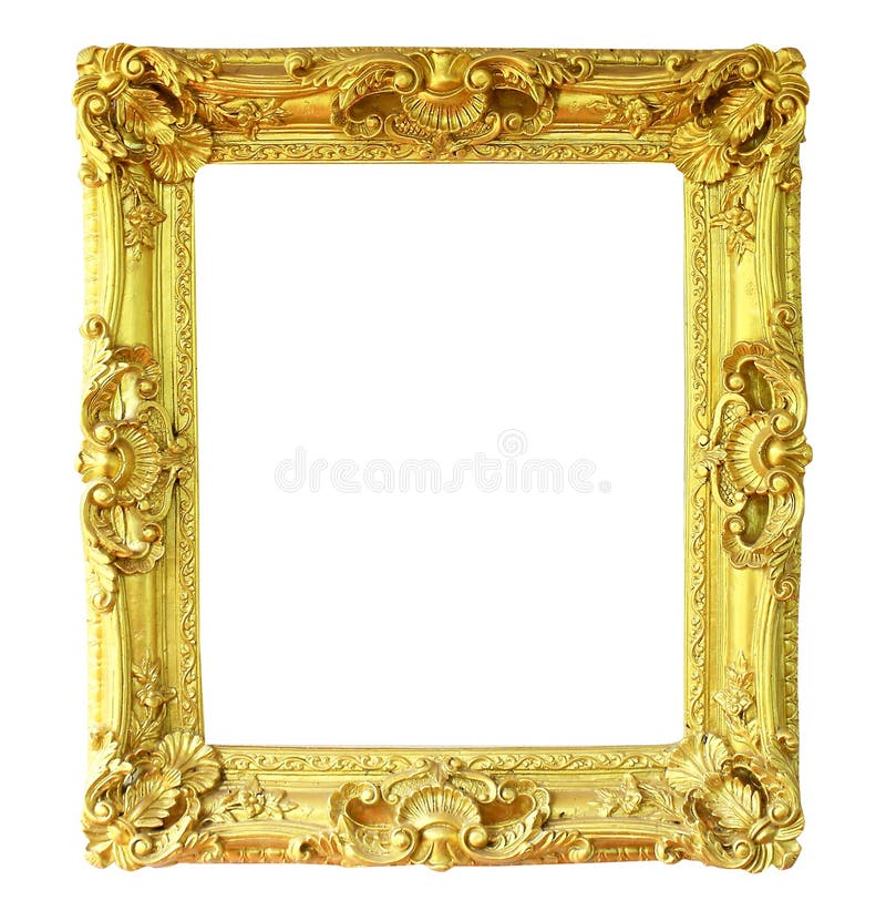 Antique wooden frame