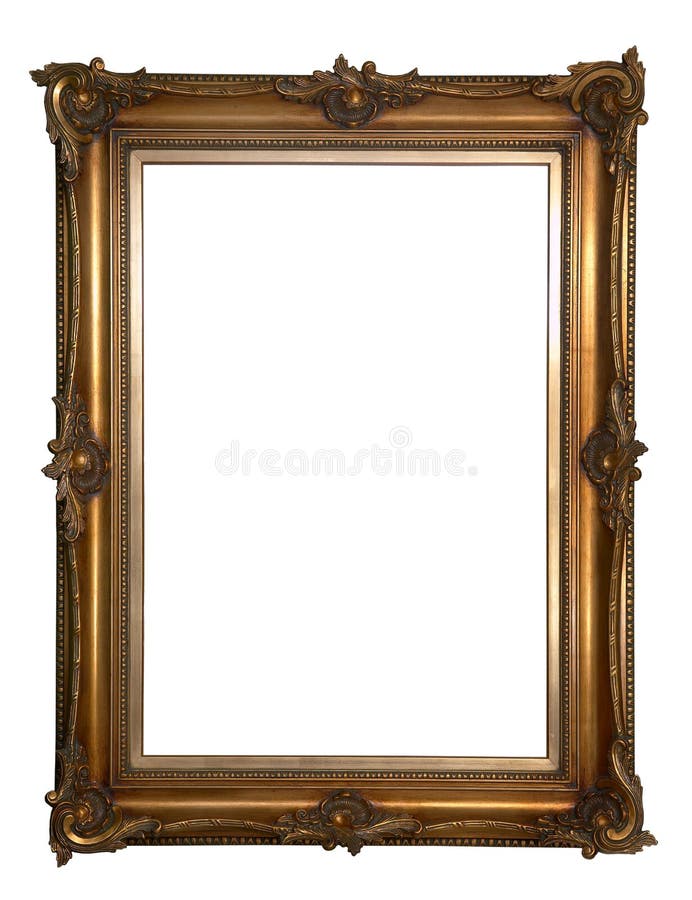 Antique wooden frame royalty free stock image Antique wooden frame royalty free stock image