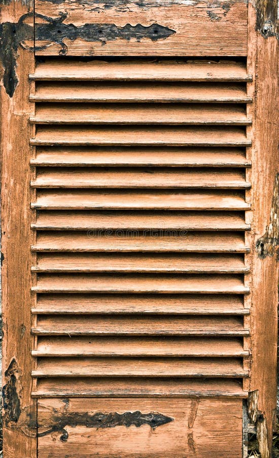 Antique wooden shutter stock image. Image of vintage 45658673