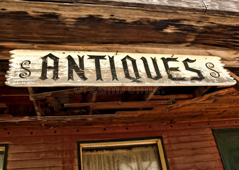 Antiques sign