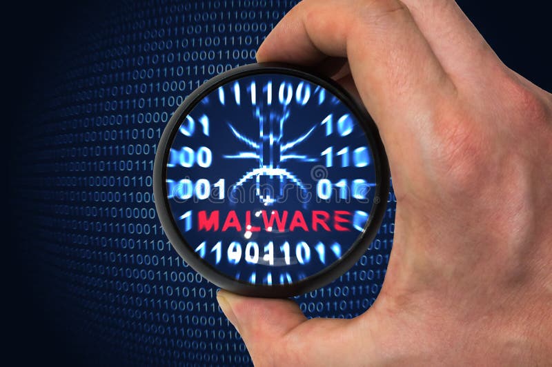 Antivirus avläser för malware royaltyfri foto Antivirus avläser för malware royaltyfri foto