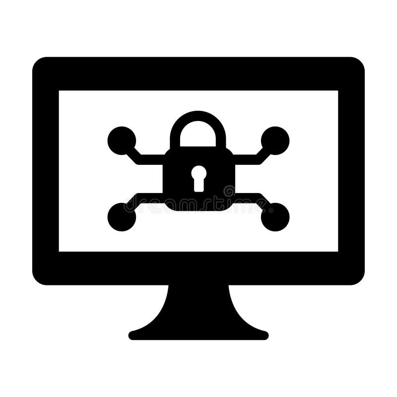 Antivirus Software Icon Which Can Easily Modify or Edit Stock Vector ...
