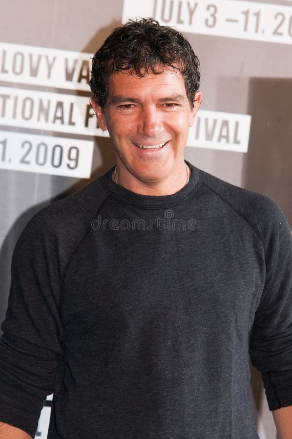 Antonio Banderas durante Karlovy varía IFF 2009 imagenes de archivo Antonio Banderas durante Karlovy varía IFF 2009 imagenes de archivo