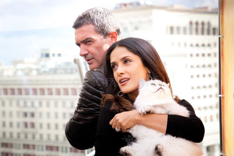 Throwback Picture of Antonio Banderas and Salma Hayek