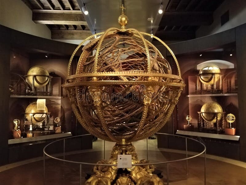 Armillary Sphere at the Galileo Museum in Florence stock photography Armillary Sphere at the Galileo Museum in Florence stock photography