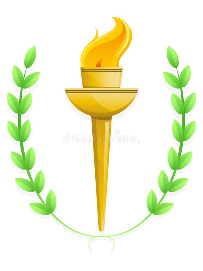 Antorcha olímpica libre illustration Antorcha olímpica libre illustration
