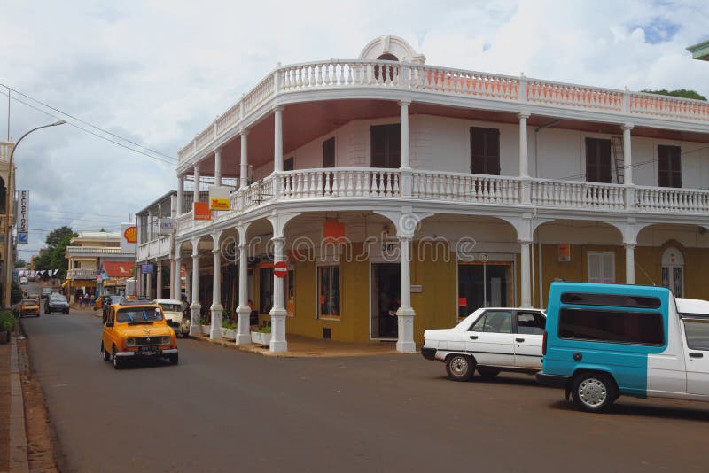 Antsiranana Diego Suarez, Madagascar - 16 gen 2016: Strada urbana fotografie stock Antsiranana Diego Suarez, Madagascar - 16 gen 2016: Strada urbana fotografie stock