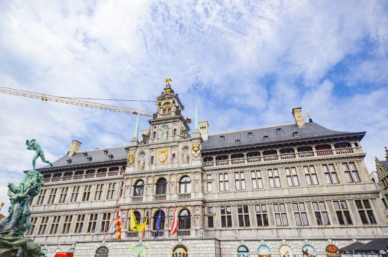 Antwerp grote markt ville square antwerpen belgium image libre de droits
