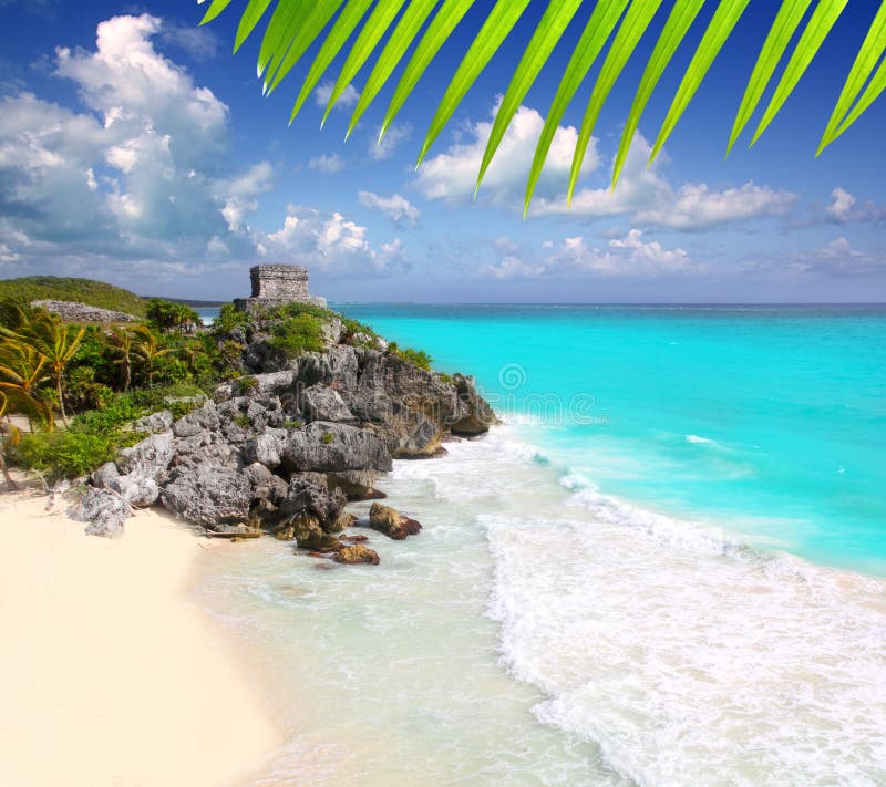 antyczny karaibski majski ruin tulum turkus obrazy royalty free antyczny karaibski majski ruin tulum turkus obrazy royalty free