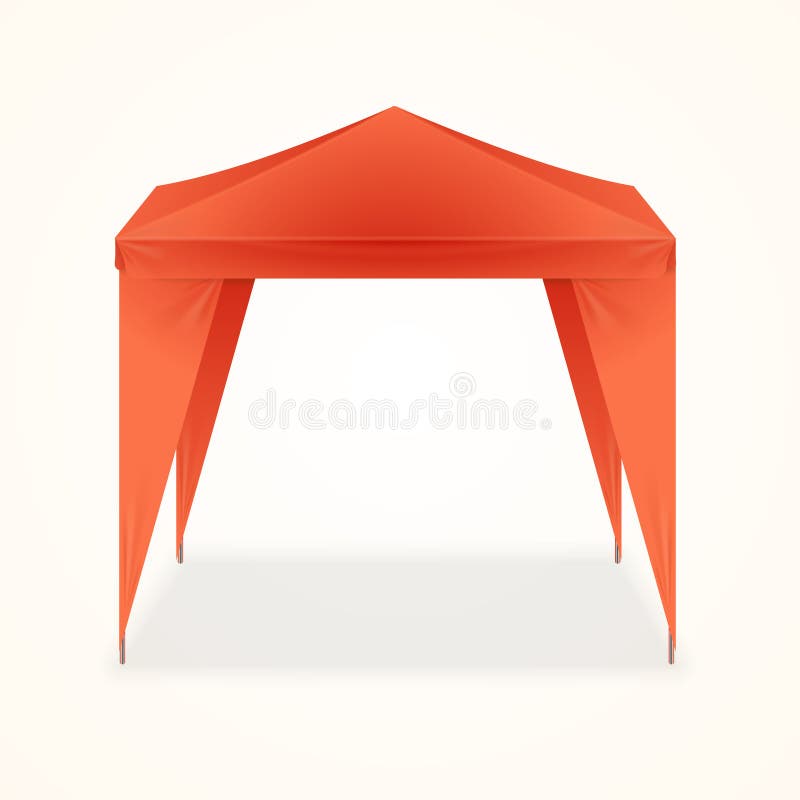 Anunciando o evento exterior que dobra a barraca relativa à promoção Vetor ilustração do vetor Anunciando o evento exterior que dobra a barraca relativa à promoção Vetor ilustração do vetor