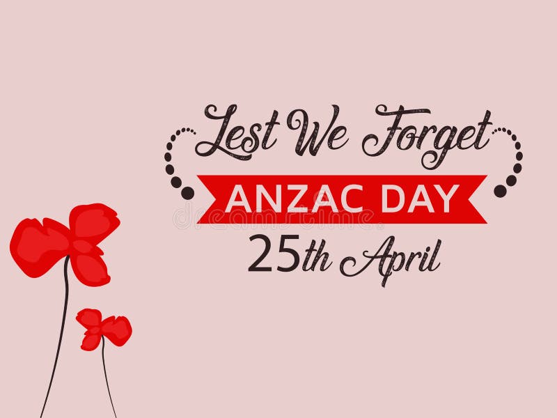 Anzac Day Illustration con il fondo rosso piacevole del fiore del papavero illustrazione di stock Anzac Day Illustration con il fondo rosso piacevole del fiore del papavero illustrazione di stock