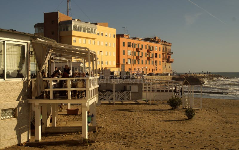 Anzio house editorial stock image. Image of beautiful 64941749