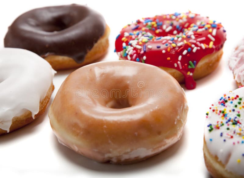Donuts Frescos fotos de stock royalty free