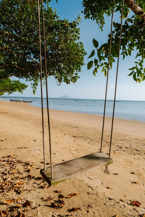 Ao Nam Mao Beach Krabi Thailand, Orange Yellow Beach during Sunset in ...