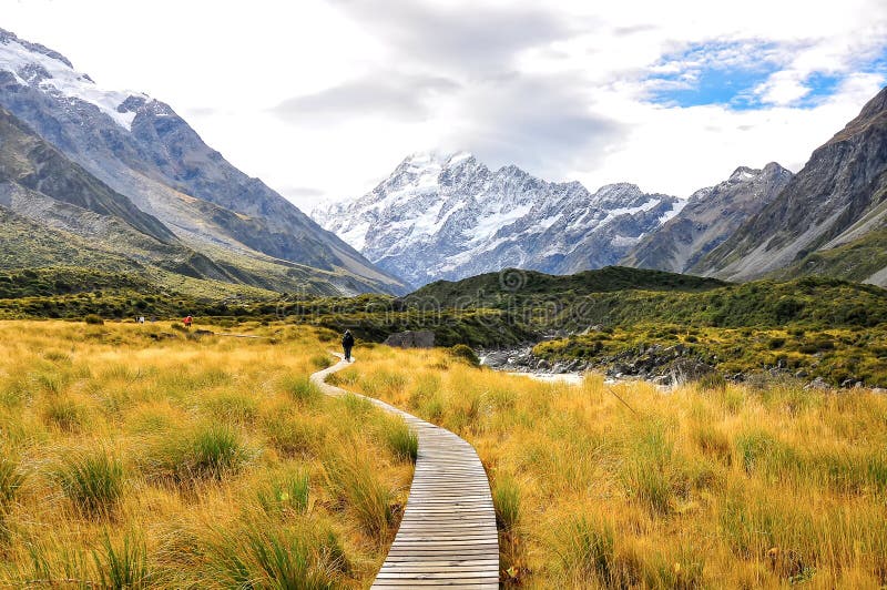 Aoraki Mount Cook National Park in South New Zeland. Aoraki Mount Cook National Park in South New Zeland