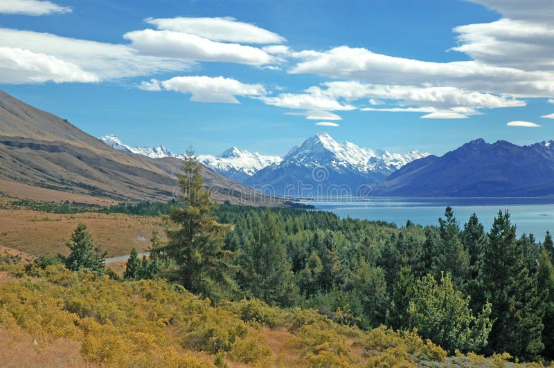 Aoraki, Mount Cook National Park, New Zealand royalty free stock photos Aoraki, Mount Cook National Park, New Zealand royalty free stock photos
