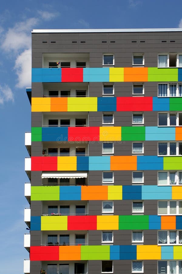 Apartamentos coloridos