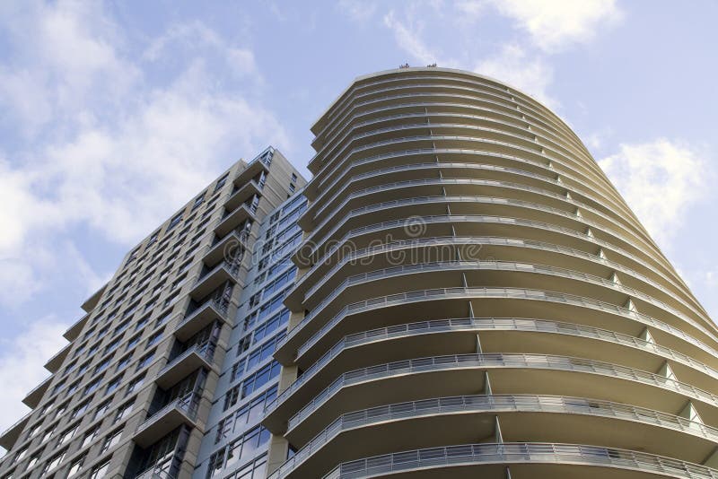 Apartment With Big Balconies Stock Image Image of economy, buildings