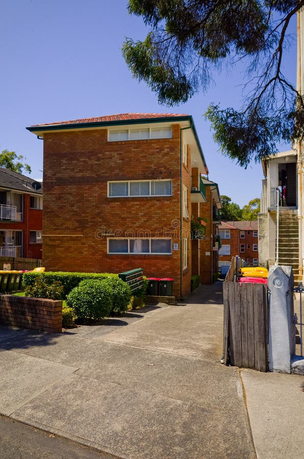 Apartment Block, Sydney Australia Editorial Stock Image Image of hill