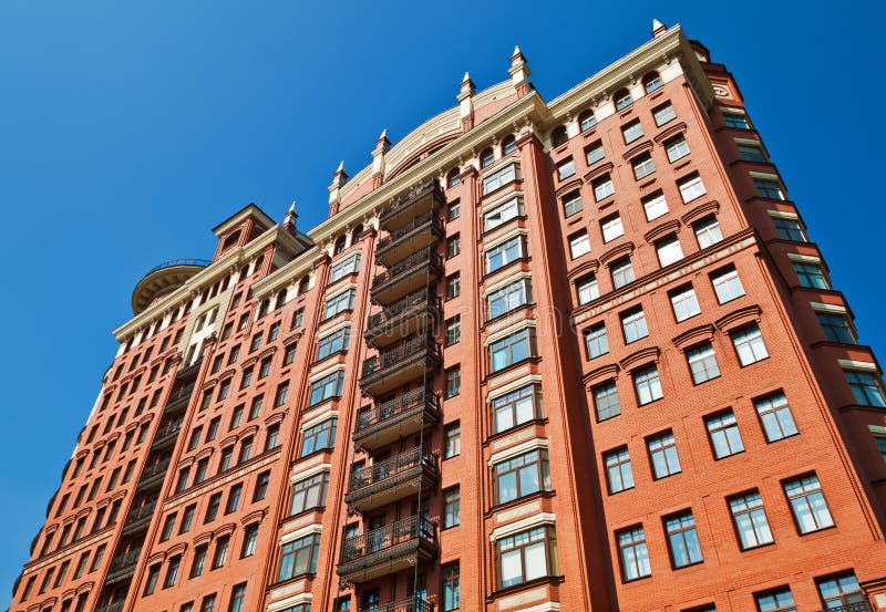 Apartment Building stock image