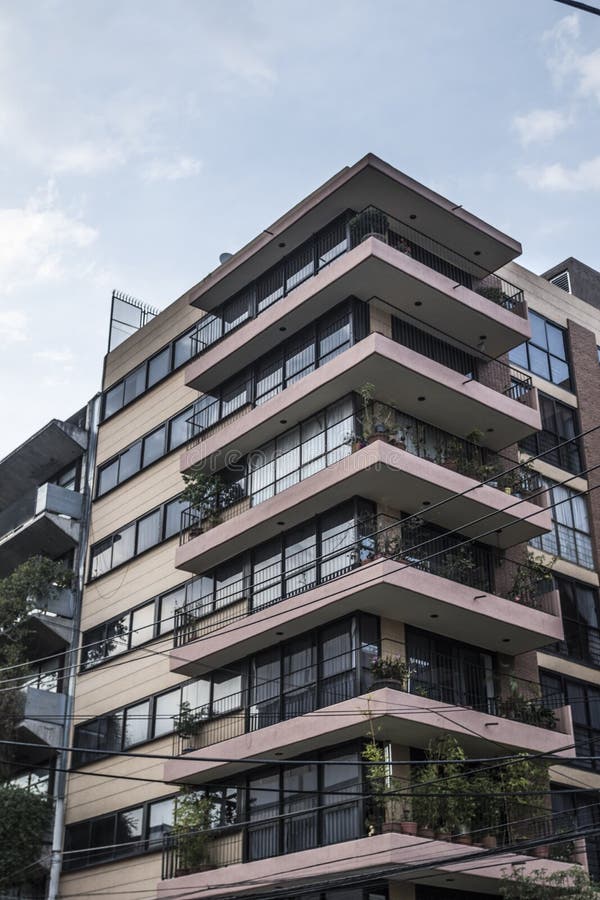 Apartment Building from the 70 S Editorial Image Image of