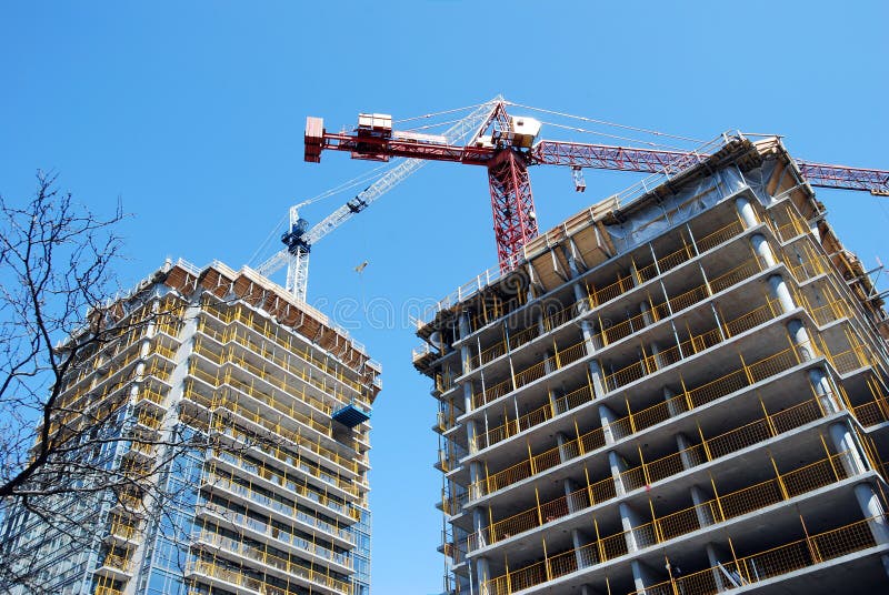 Apartment building under construction