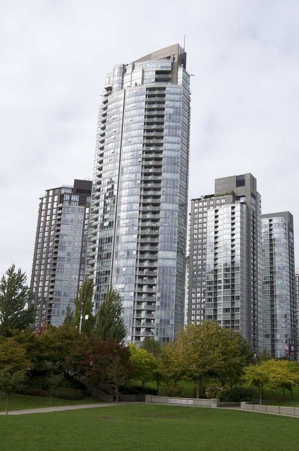 Apartment Building Vancouver Downtown Stock Photo Image of urban