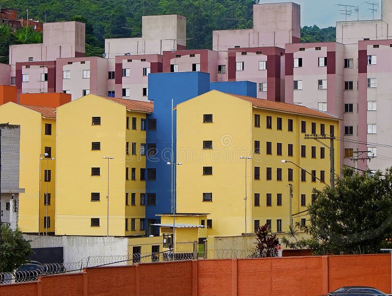 Brazilian Apartment Buildings Editorial Stock Image Image of internal
