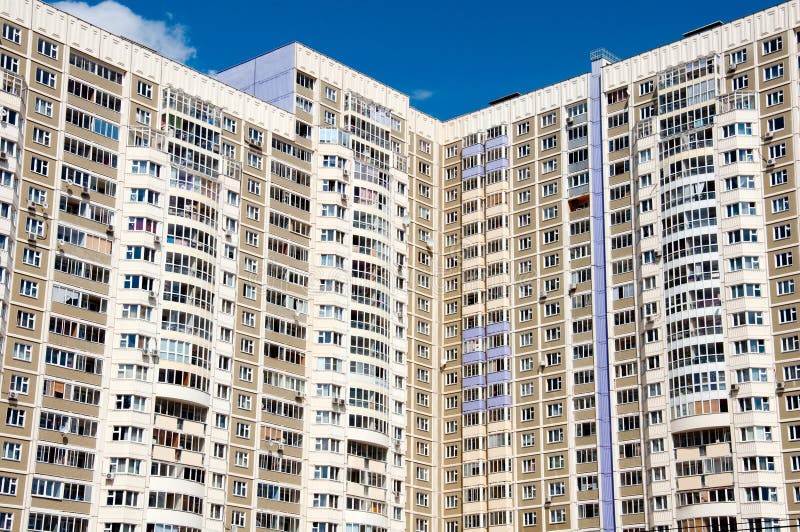 Apartment House in Moscow, Russia Stock Photo Image of urban, exterior 26566906