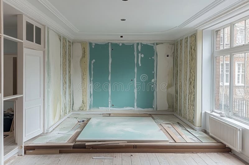 Textured Apartment Renovation Grid-Free photo