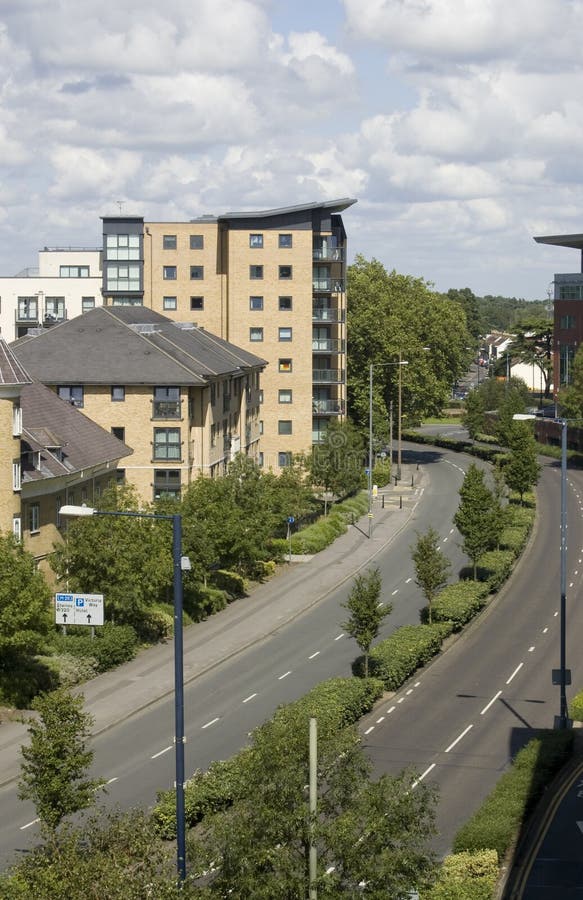Apartments, Woking, Surrey in England Stock Photo Image of landmark