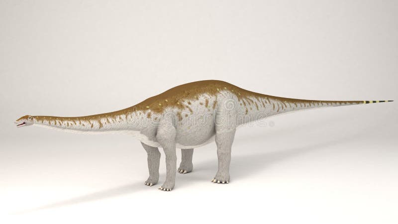 Apatosaurus Dinosaur - 3D Render Stock Illustration - Illustration of digital, illustration