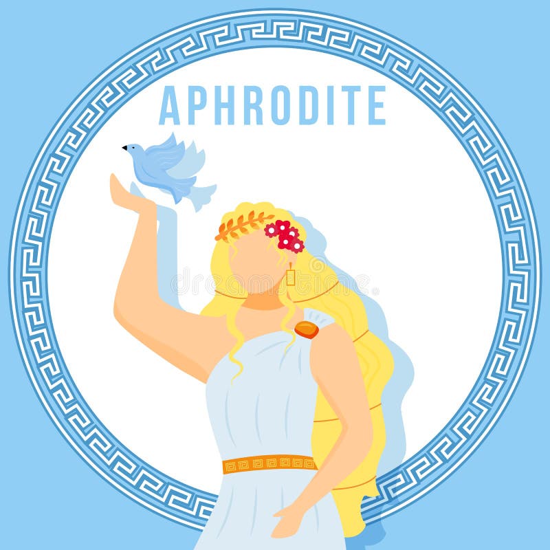 Greek Goddess Aphrodite Cartoon Stock Illustrations – 194 Greek Goddess ...