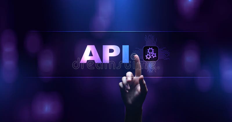 API Application Programming Interface herramienta de desarrollo de software tecnología de la información y concepto de negocio imagen de archivo libre de regalías