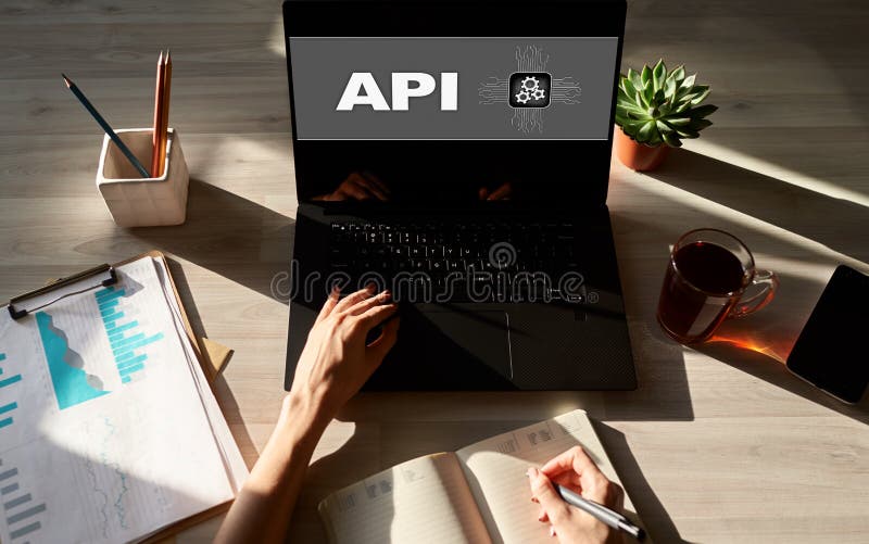 API Application Programming Interface Internet en technologieconcept stock afbeeldingen API Application Programming Interface Internet en technologieconcept stock afbeeldingen