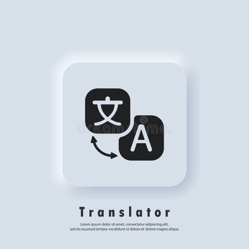 Tradutor de idiomas online tradução de bolhas de bate-papo para melhor  comunicação ou aprendizado de idiomas design de logotipo ilustração  vetorial