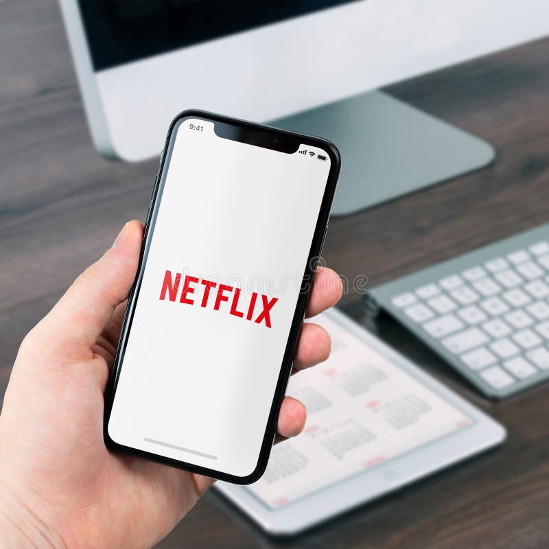 Carte cadeaux de Netflix imagen de archivo editorial. Imagen de