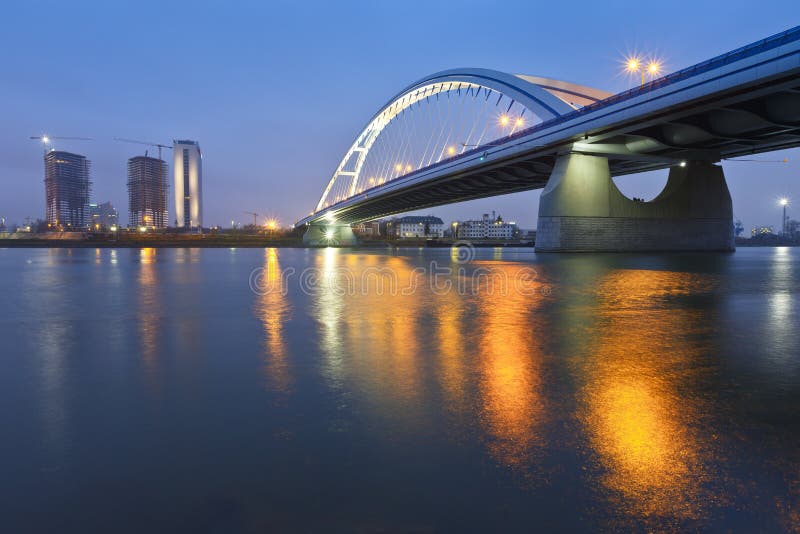 Apollo bridge in Bratislava.