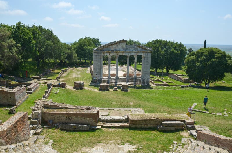 Apollonia, Albânia imagens de stock