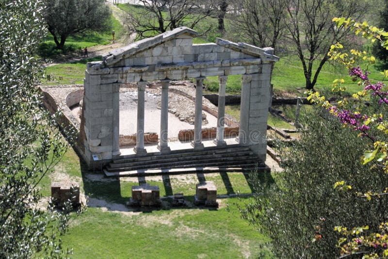 Apollonia - Albânia foto de stock