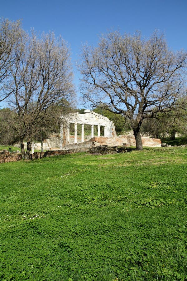 Apollonia - Albânia imagens de stock