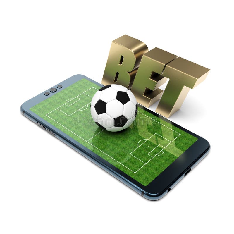 Esporte Que Aposta Em Linha Telefone Celular Com Campo De Futebol